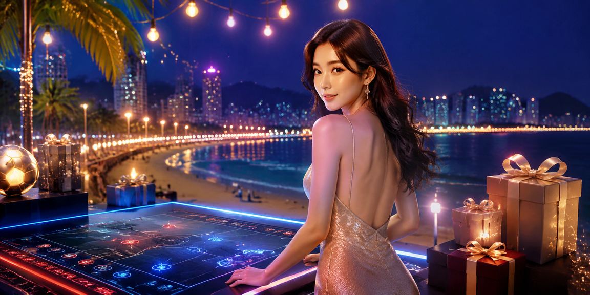 Người dùng thao tác đăng nhập trên nền biển Nha Trang